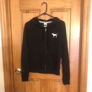 PINK full zip hoodie